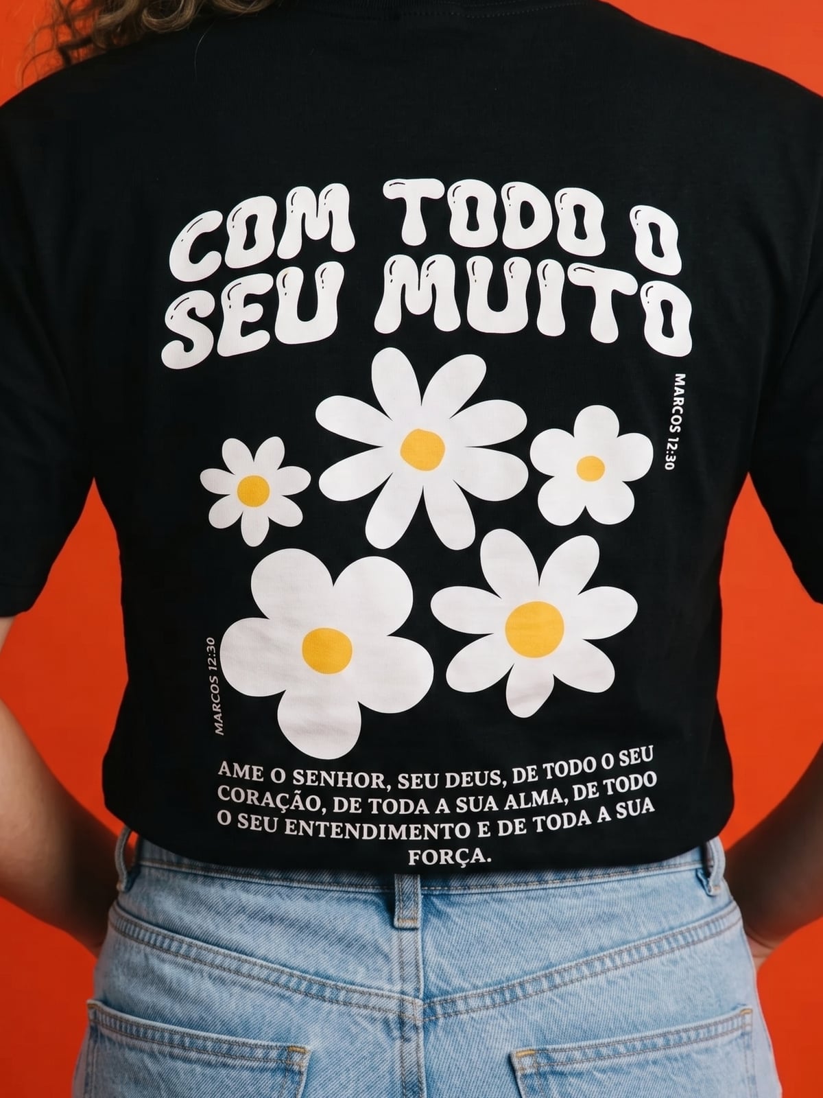 Camiseta ME-OD - Flowers - back